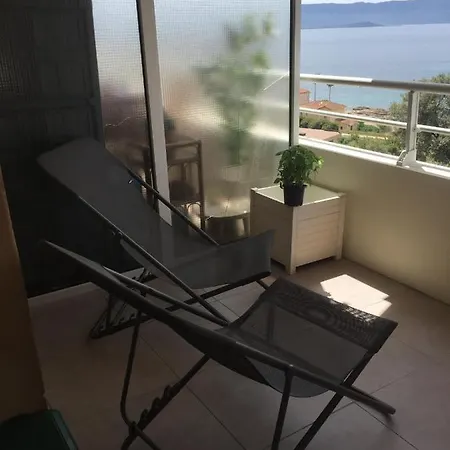 公寓 T3 Classe 3 Etoiles Vue Avec Terrasse ,plage 2 Minutes A Pied *